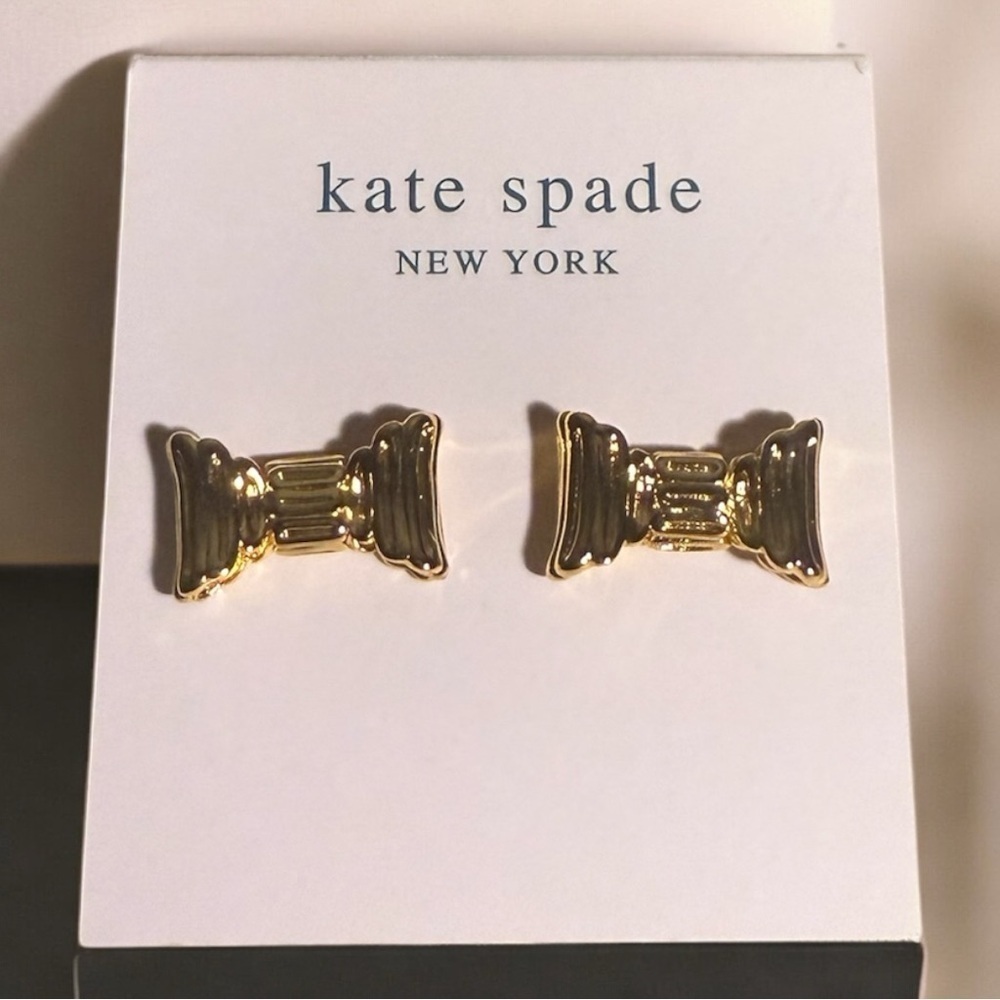 Kate Spade Bow Earrings - Picture 2 of 2